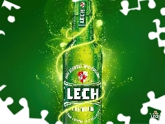 Premium, Lech, Butelka, Piwo
