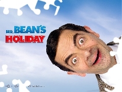 komik, Fasola, Jaś, Wakacje , aktor, Rowan, Atkinson