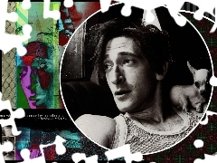 głowa, piesek, Adrien Brody