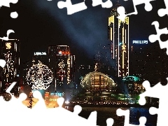 Miasto, Noc, Hong Kong