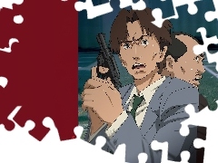 ludzie, pistolet, Paranoia Agent