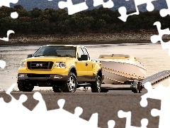 Przyczepa, Łódka, Ford F 150