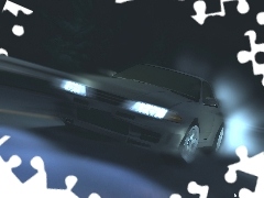 auto, night, Initial D, race