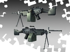 Grafika, M249 SAW