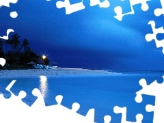 Chmura, Morze, Plaża