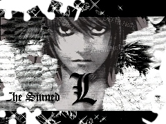 strach, palec, Death Note, chłopak, rysunek