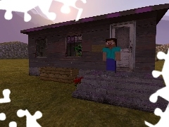 Minecraft, Domek, Creeper