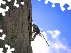 lina, wspinaczka , Alpinizm, góra