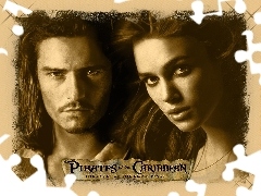 twarze, Orlando Bloom, Piraci Z Karaibów, Keira Knightley