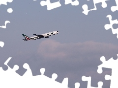 Airbus, Niebo, Samolot, Pasażerski
