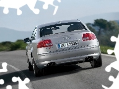 Tył, Audi S8