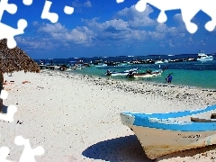 Plaża, Łodzie, Wybrzeże