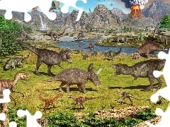 Park, Jurajski, Dinozaury