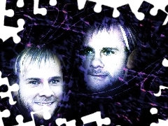 jasne włosy, grzywka, Dominic Monaghan