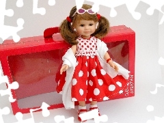Strój, Cleopatra Stratan, Lalka, Okulary, Model