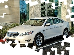 Ford Taurus, Parking, Biały
