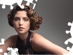 Top, Czarny, Ashley Greene, Brunetka