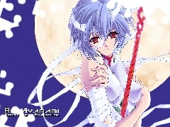 mooon, kobieta, Neon Genesis Evangelion
