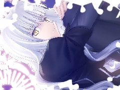 twarz, oczy, Fate Stay Night, dziewczyna