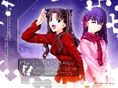 dziewczyny, święta, Fate Stay Night