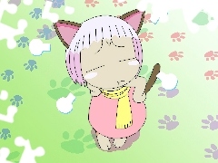 dziecko, kot, Jungle Wa Itsumo Hale Nochi Guu