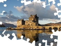 Woda, Most, Szkocja, Eilean Donan