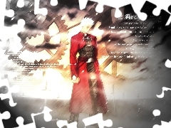 płaszcz, postać, Fate Stay Night, mechanizm