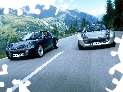 Czarny i Srebrny, Smart Roadster