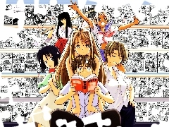 Love Hina, Książka, Bohaterowie