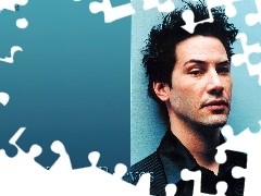 czarne włosy, Keanu Reeves