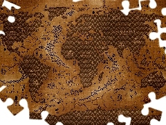 Mapa, Kontynenty