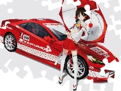 Samochód, Reimu, Anime, Hakurei