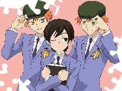 ludzie, czapki, Ouran High School Host Club
