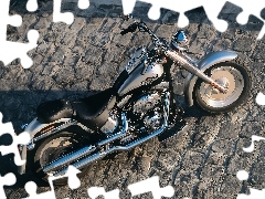Kierownica, Półki, Harley Davidson Fat Boy