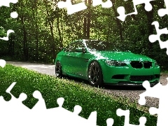 Zieleń, Droga, Zielone, Bmw M3