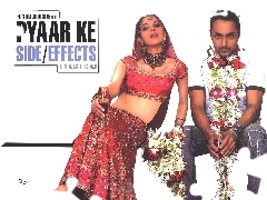 kwiaty, strój, wino, Pyaar Ke Side Effects, hawajskie, hinduska