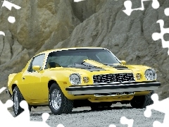 Czarne, Pasy, Chevrolet Camaro Z28