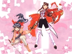 miecz, krzyż, Sakura Wars