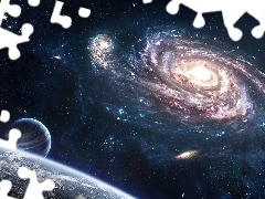 Kosmos, Planeta, Galaktyka