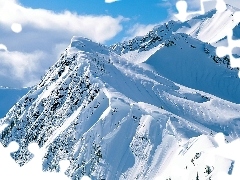Śnieg, Góra