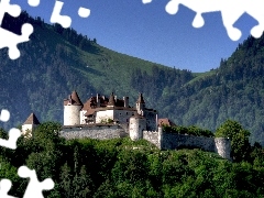 Gruyeres, Szwajcaria, Zamek