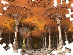 3D, Abstrakcja, Grafika, Wektorowa, Komputerowa