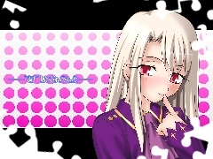 dziewczyna, twarz, Fate Stay Night