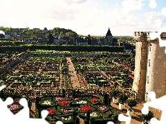 Loary, Dolina, Zamek, Francja, Villandry