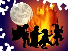 księżyc, Halloween