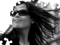Okulary, Portret, Kobieta