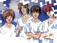 Weiss Kreuz, chłopcy, białe, koszulki