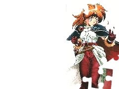 rudowłosa, Slayers