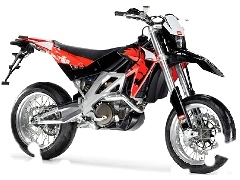 Błotnik, Aprilia RX 125, Cross, Motor, Łańcuch, Aprilia