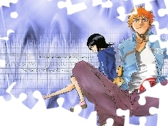 facet, kobieta, Bleach